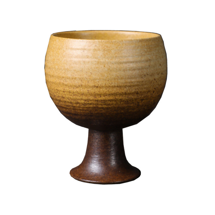 Buddha Stones小容量ゴブレットデザイン セラミックワインコーヒーマグ ティーコーヒーカップ 170ml