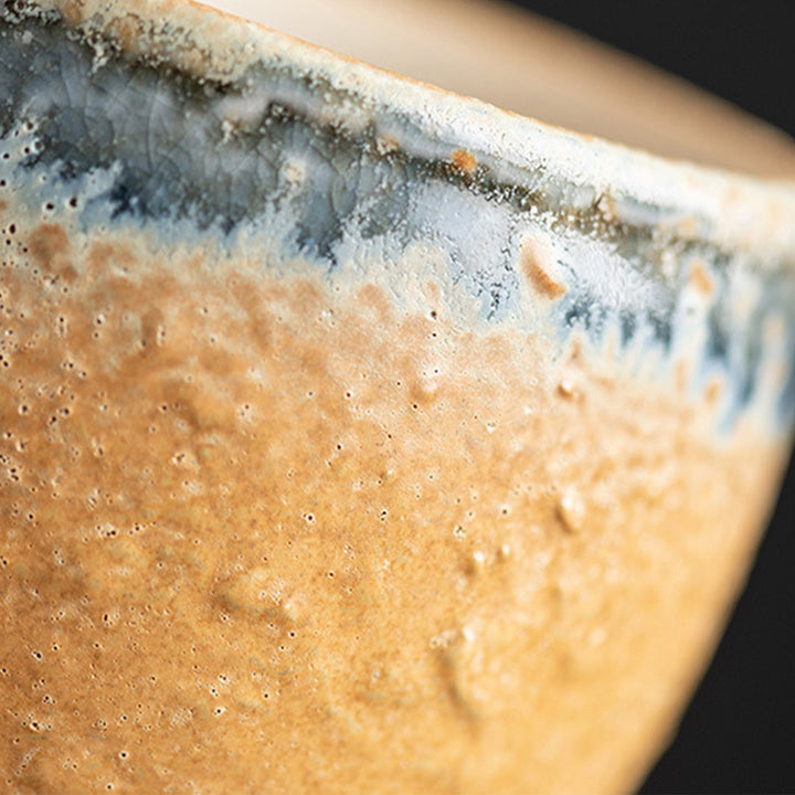 Buddha Stonesひまわり窯変陶器コーヒーマグ ティーラテ エスプレッソコーヒーカップ 250ml