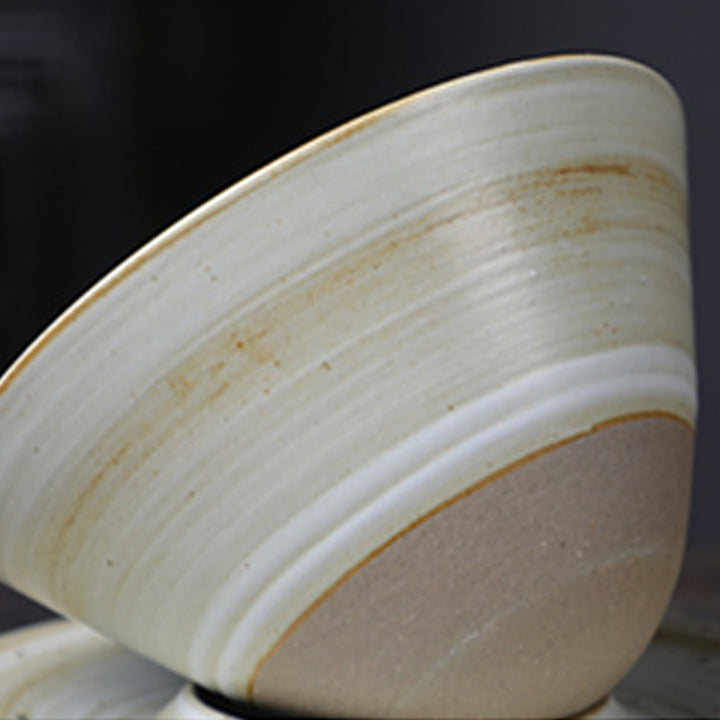 Buddha Stones Planet Design セラミックコーヒーマグ 粗削りな陶器製ティーコーヒーカップ ソーサー付き