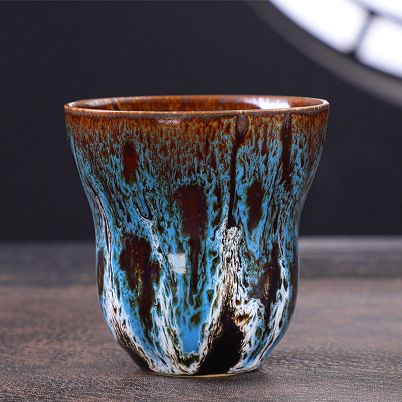Buddha Stonesヴィンテージ窯変デザイン セラミックコーヒーマグ ティーカップ 150ml