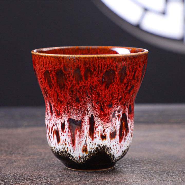 Buddha Stonesヴィンテージ窯変デザイン セラミックコーヒーマグ ティーカップ 150ml
