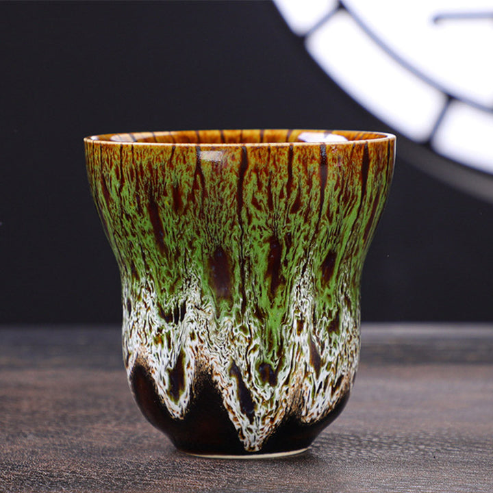 Buddha Stonesヴィンテージ窯変デザイン セラミックコーヒーマグ ティーカップ 150ml
