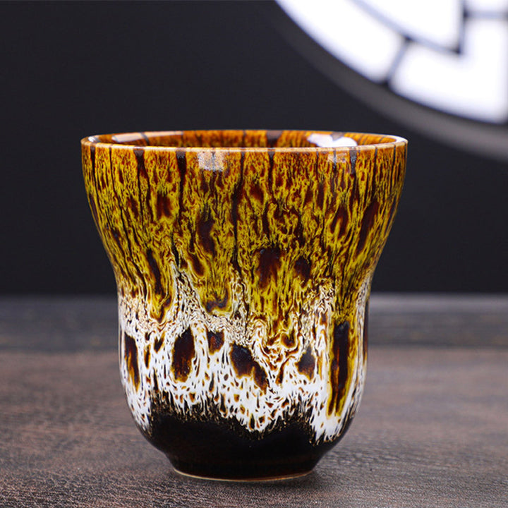 Buddha Stonesヴィンテージ窯変デザイン セラミックコーヒーマグ ティーカップ 150ml