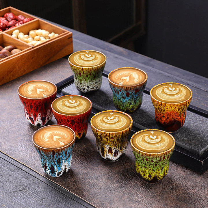 Buddha Stonesヴィンテージ窯変デザイン セラミックコーヒーマグ ティーカップ 150ml