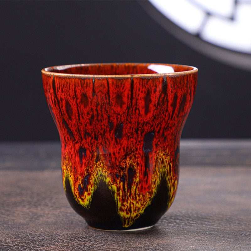 Buddha Stonesヴィンテージ窯変デザイン セラミックコーヒーマグ ティーカップ 150ml