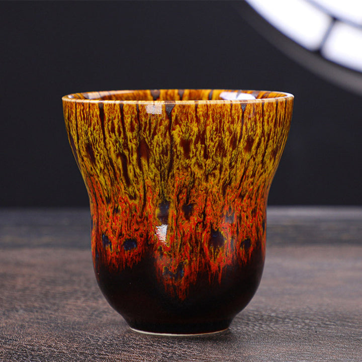 Buddha Stonesヴィンテージ窯変デザイン セラミックコーヒーマグ ティーカップ 150ml