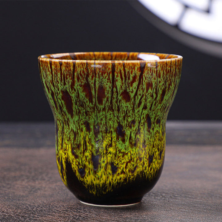 Buddha Stonesヴィンテージ窯変デザイン セラミックコーヒーマグ ティーカップ 150ml