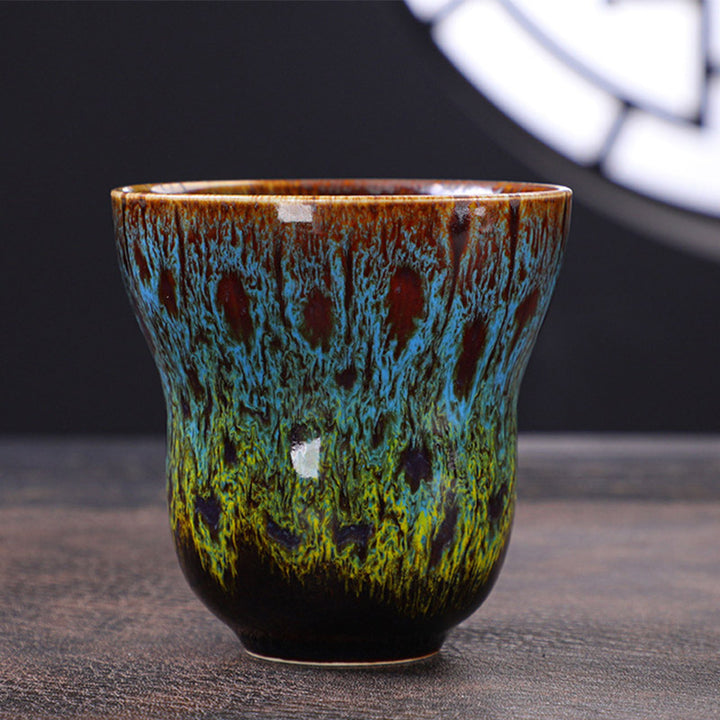 Buddha Stonesヴィンテージ窯変デザイン セラミックコーヒーマグ ティーカップ 150ml