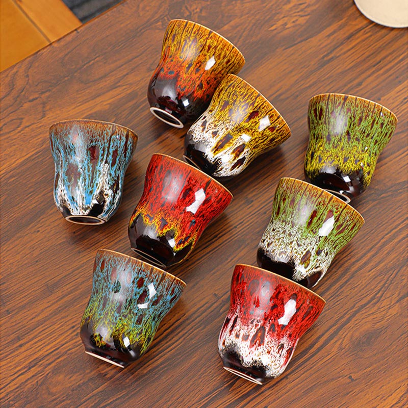 Buddha Stonesヴィンテージ窯変デザイン セラミックコーヒーマグ ティーカップ 150ml