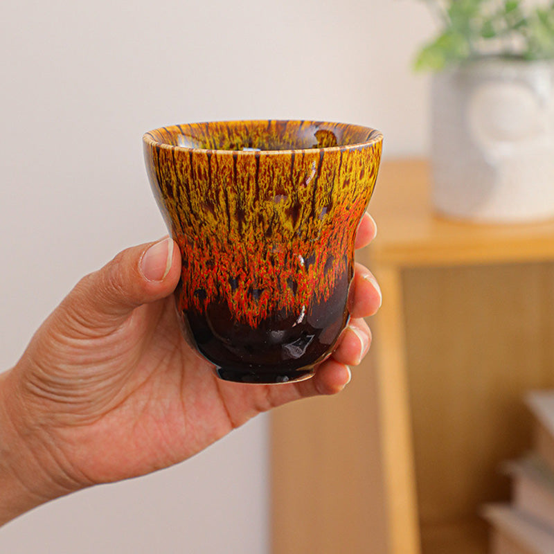 Buddha Stonesヴィンテージ窯変デザイン セラミックコーヒーマグ ティーカップ 150ml