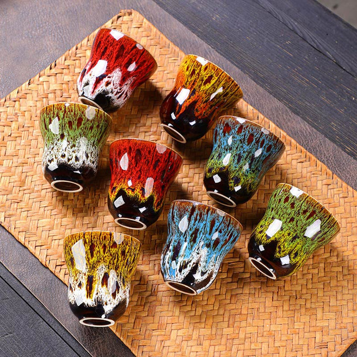 Buddha Stonesヴィンテージ窯変デザイン セラミックコーヒーマグ ティーカップ 150ml