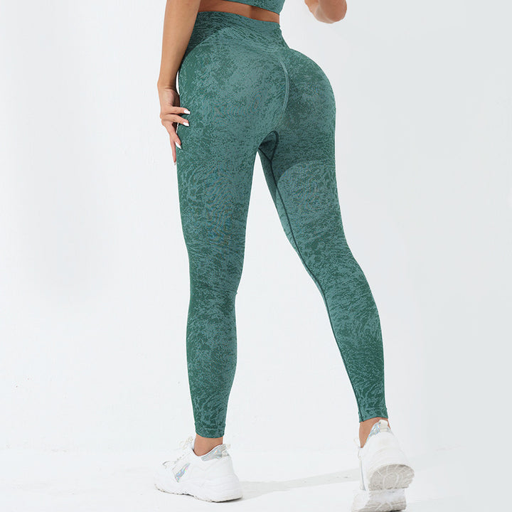 Buddha Stonesシームレス フィットネス クロップ タンクトップ ハイウエスト レギンス パンツ スポーツ ジム ヨガ ウェア