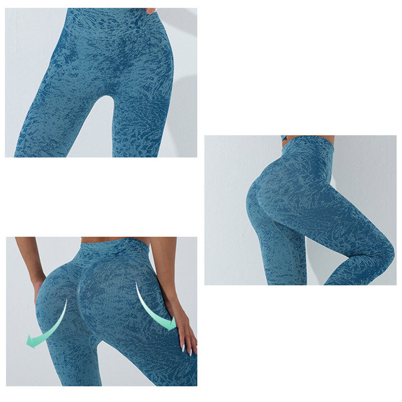 Buddha Stonesシームレス フィットネス クロップ タンクトップ ハイウエスト レギンス パンツ スポーツ ジム ヨガ ウェア