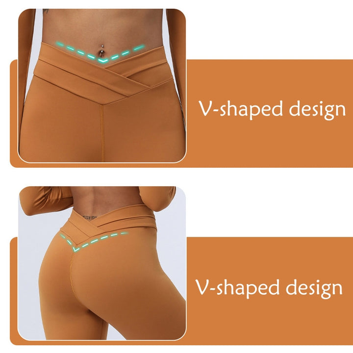 Buddha Stones 2点セット 長袖 バックレス トップ ブラ レギンス パンツ フィットネス ヨガ 衣装セット - image 8