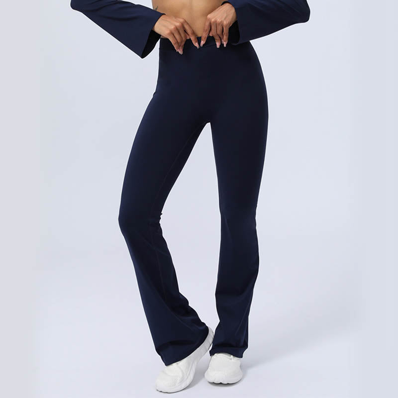 Buddha Stonesロングスリーブ バックレス ストラップ トップブラ フレアパンツ フィットネス ヨガ ウェア - image 29