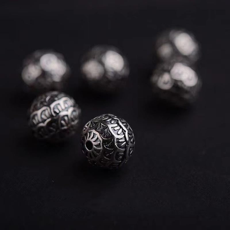 Buddha Stones溶岩石 魚の鱗 ビーズ ヒーリングブレスレット