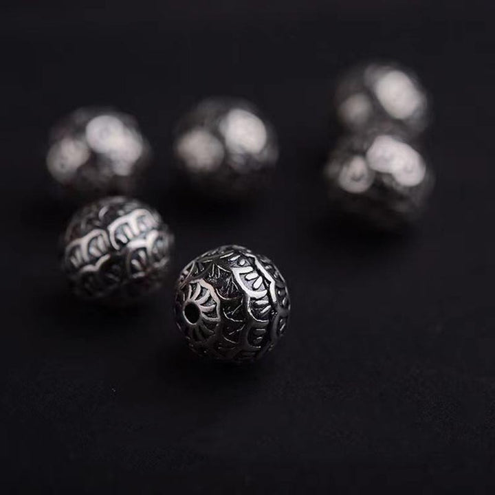 Buddha Stones溶岩石 魚の鱗 ビーズ ヒーリングブレスレット