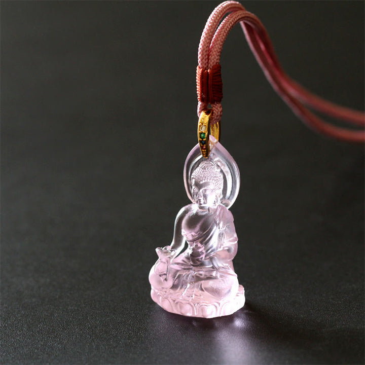 Buddha Stonesブルー 如来仏 薬師如来 瑠璃水晶 静寂のお守り ネックレス ペンダント - image 19