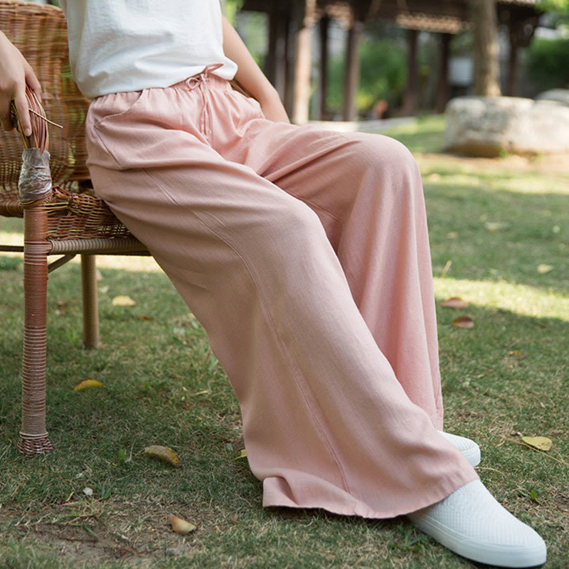 Buddha Stones無地 ワイドレッグパンツ ダンス レディース ヨガパンツ ポケット付き - image 34