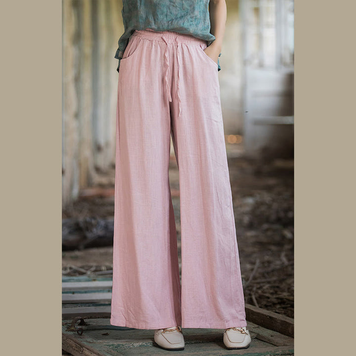 Buddha Stones無地 ワイドレッグパンツ ダンス レディース ヨガパンツ ポケット付き - image 63