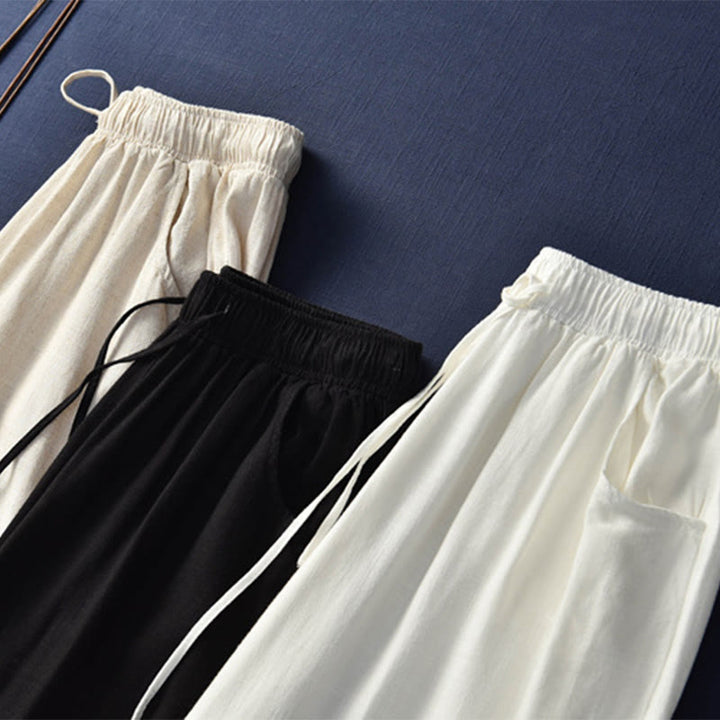 Buddha Stones無地 ワイドレッグパンツ ダンス レディース ヨガパンツ ポケット付き - image 68