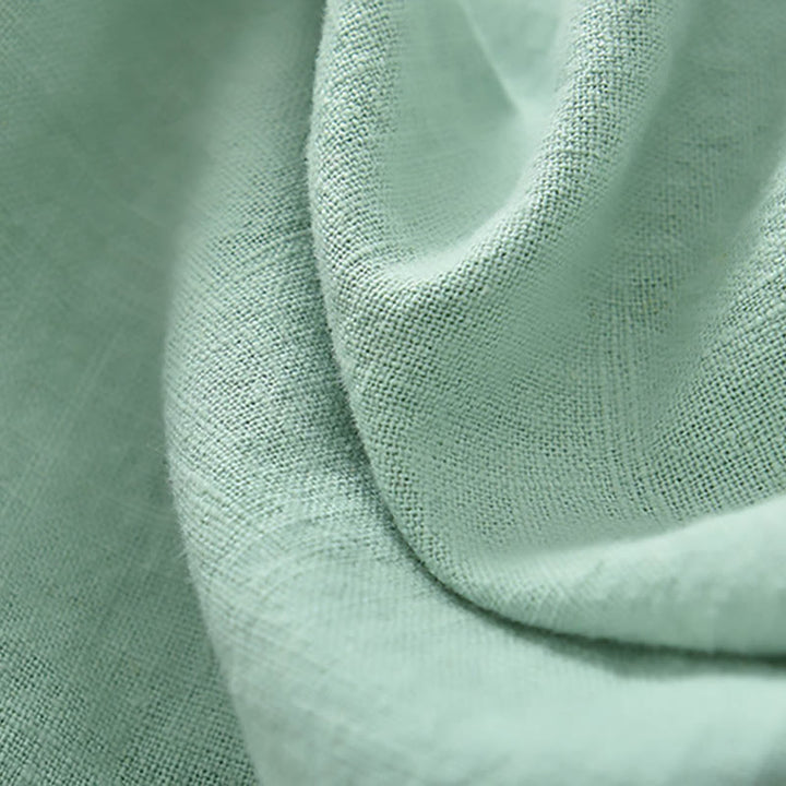 Buddha Stonesラミーリネンゆったりブラウスレディース長袖シャツ中国漢服トップス - image 9