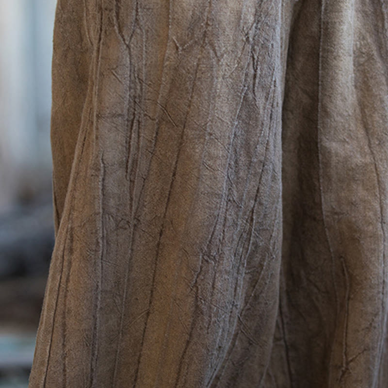 Buddha Stonesレトロ タイダイ ハーレムパンツ カジュアル レディース ヨガパンツ ポケット付き - image 27