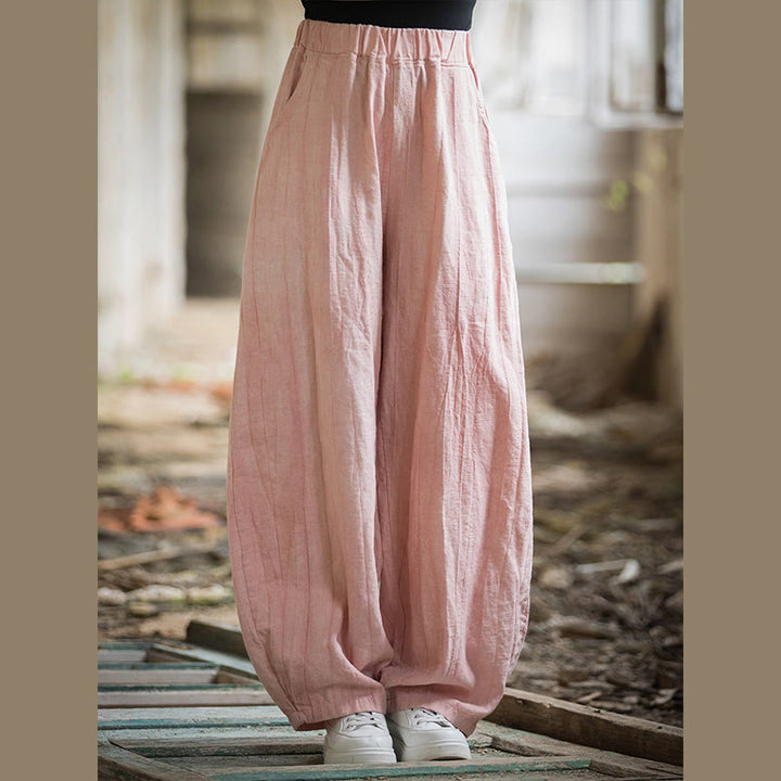Buddha Stonesレトロ タイダイ ハーレムパンツ カジュアル レディース ヨガパンツ ポケット付き - image 40