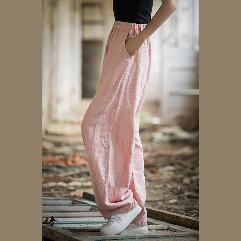 Buddha Stonesレトロ タイダイ ハーレムパンツ カジュアル レディース ヨガパンツ ポケット付き - image 38