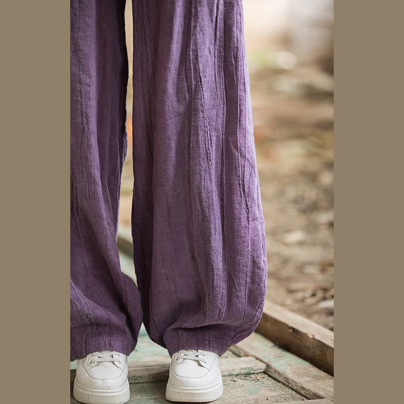 Buddha Stonesレトロ タイダイ ハーレムパンツ カジュアル レディース ヨガパンツ ポケット付き - image 50