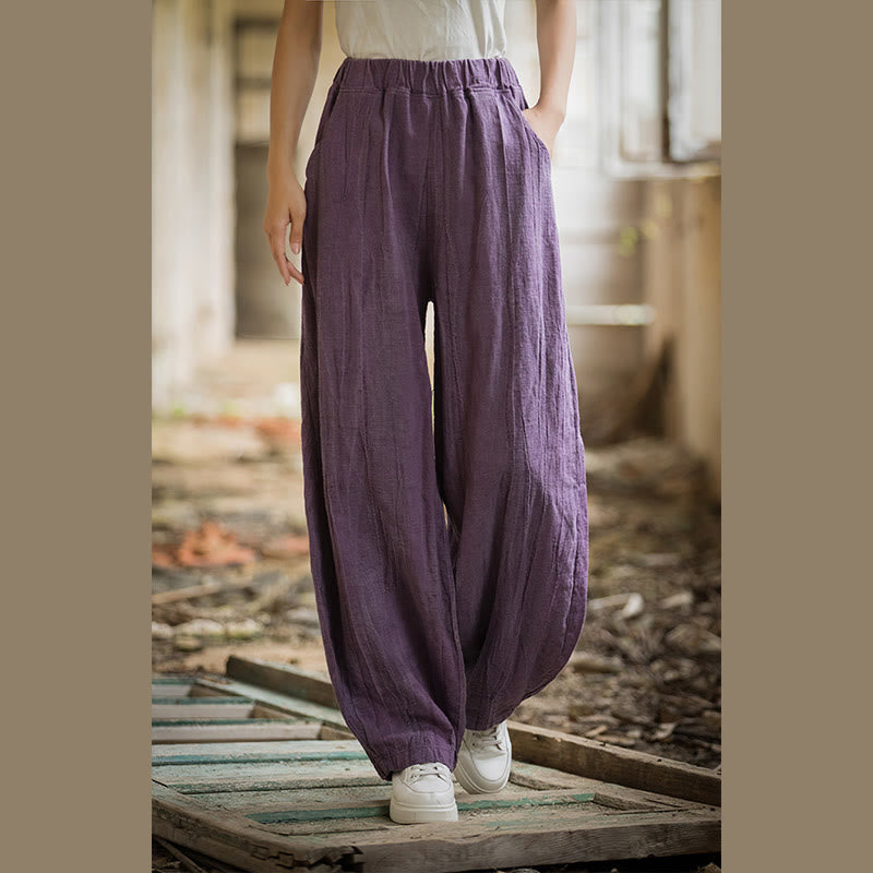 Buddha Stonesレトロ タイダイ ハーレムパンツ カジュアル レディース ヨガパンツ ポケット付き - image 45