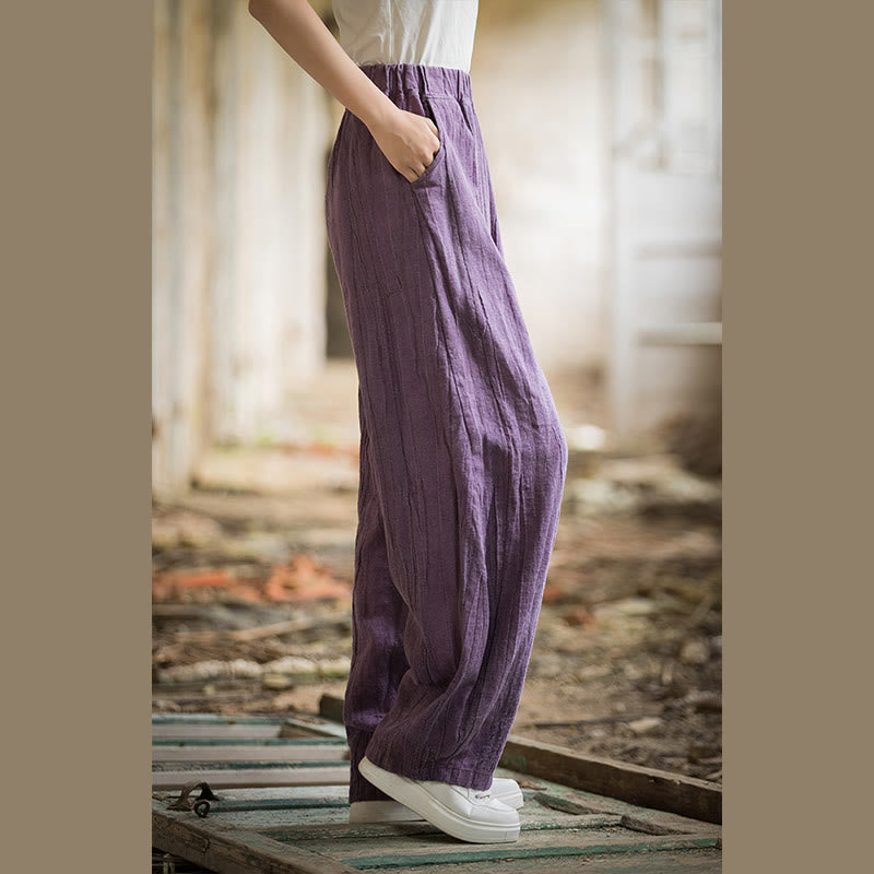 Buddha Stonesレトロ タイダイ ハーレムパンツ カジュアル レディース ヨガパンツ ポケット付き - image 48