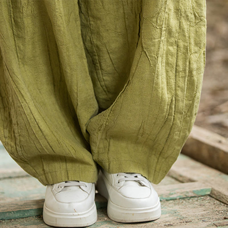 Buddha Stonesレトロ タイダイ ハーレムパンツ カジュアル レディース ヨガパンツ ポケット付き - image 58