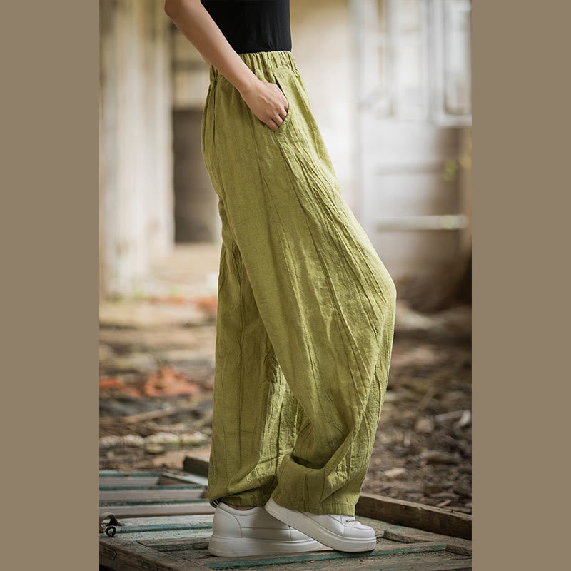 Buddha Stonesレトロ タイダイ ハーレムパンツ カジュアル レディース ヨガパンツ ポケット付き - image 55