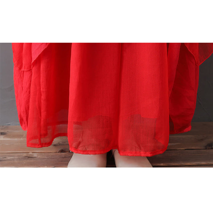 Buddha StonesVネック ミディ丈チュニックドレス ワイドレッグパンツ 瞑想 禅 練習 ダンスウェア - image 19