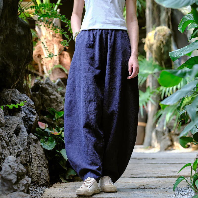 Buddha Stones無地 ゆったり ヨガ ハーレムパンツ ポケット付き - image 20
