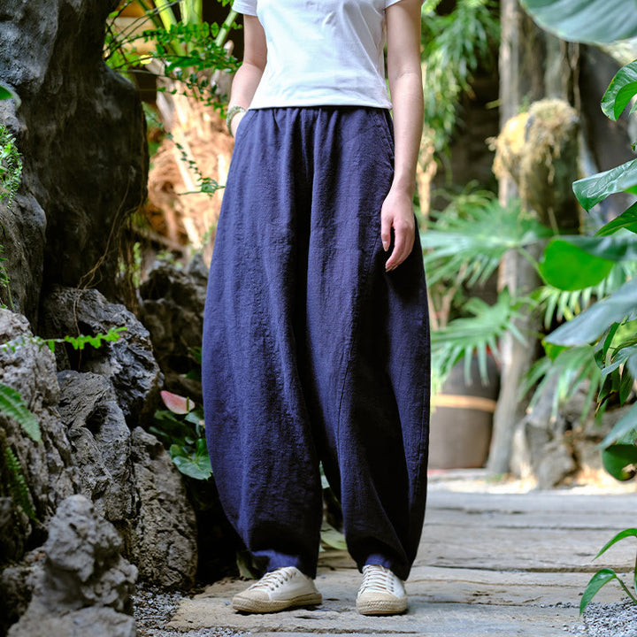Buddha Stones無地 ゆったり ヨガ ハーレムパンツ ポケット付き - image 21