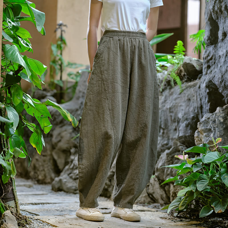 Buddha Stones無地 ゆったり ヨガ ハーレムパンツ ポケット付き - image 31
