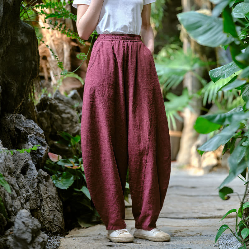 Buddha Stones無地 ゆったり ヨガ ハーレムパンツ ポケット付き - image 38
