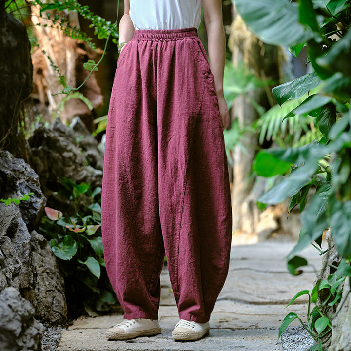 Buddha Stones無地 ゆったり ヨガ ハーレムパンツ ポケット付き - image 39