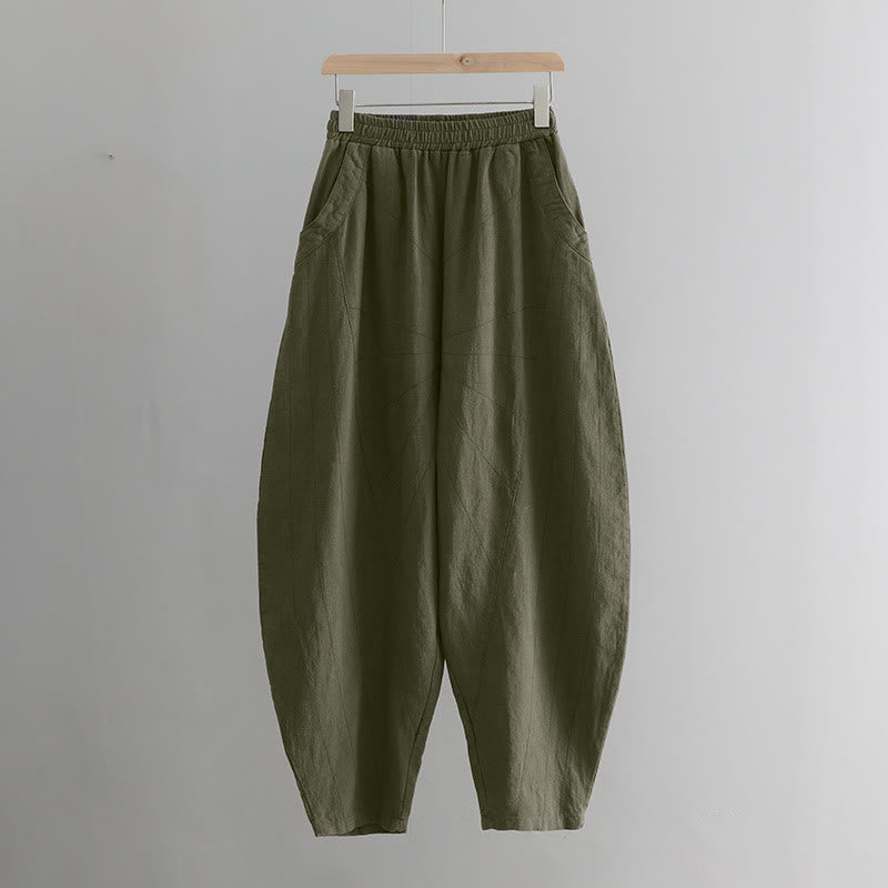 Buddha Stones無地 ゆったり ヨガ ハーレムパンツ ポケット付き - image 36