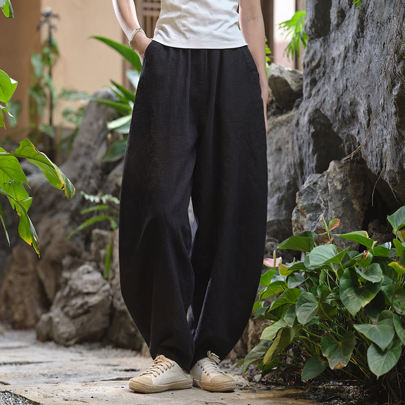 Buddha Stones無地 ゆったり ヨガ ハーレムパンツ ポケット付き - image 45