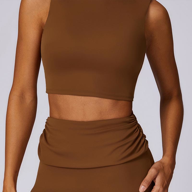 Buddha Stonesノースリーブ バックレス ストラップ タンクトップ ブラ フレアパンツ スポーツ フィットネス ヨガ - image 66