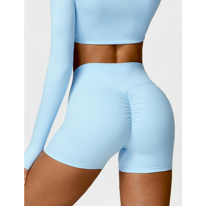 Buddha Stonesジム スポーツ ヨガ バックレス ブラ クロップ タンクトップ ショーツ - image 23