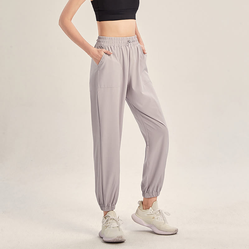 Buddha Stonesフィットネス ヨガ スポーツ トラックパンツ ポケット付き - リネン - US18、 UK/AU22、 EU50 (5XL) - image 16