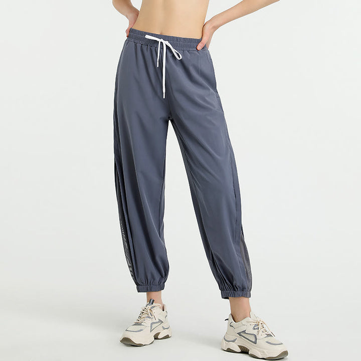 Buddha Stonesハイウエスト ルーズフィットネス ヨガ スポーツ トラックパンツ ポケット付き - image 1
