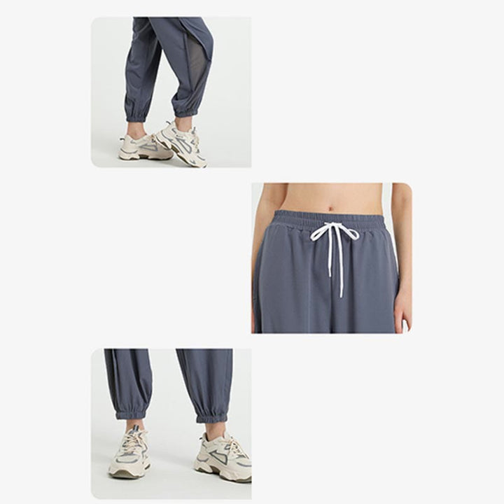 Buddha Stonesハイウエスト ルーズフィット ヨガ スポーツ トラックパンツ ポケット付き - image 5