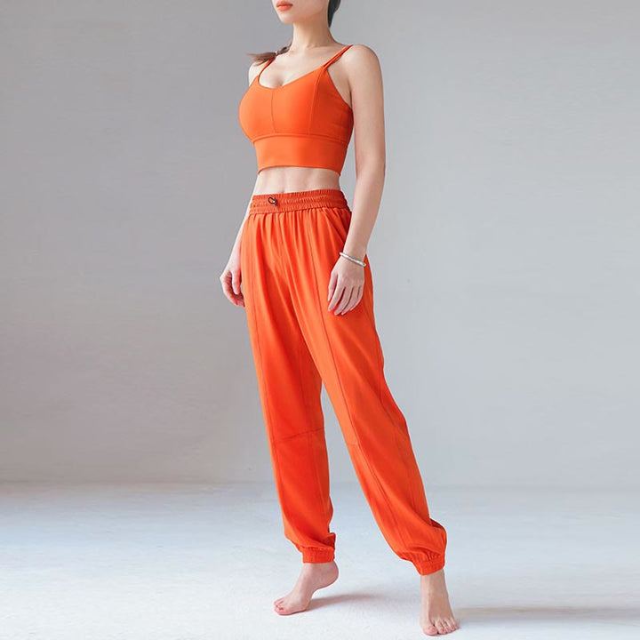 Buddha Stonesハイウエスト フィットネス ヨガ スポーツ ジョガー トラックパンツ ポケット付き スウェットパンツ - image 2