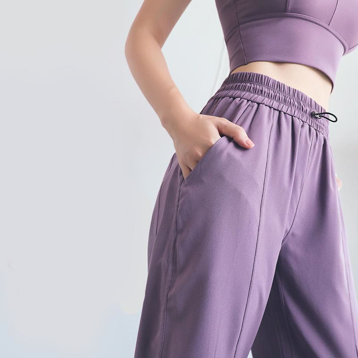 Buddha Stonesハイウエスト フィットネス ヨガ スポーツ ジョガー トラックパンツ ポケット付き スウェットパンツ - image 18