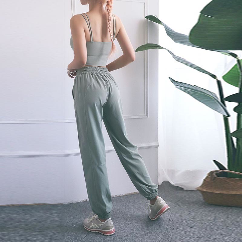 Buddha Stonesハイウエスト フィットネス ヨガ スポーツ ジョガー トラックパンツ ポケット付き スウェットパンツ - image 24